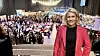 Kristine Dahl Steidel, administrerende direktør i Microsoft Norge, mener det trengs kvinner i mange flere roller i IT-bransjen. Her fotografert under She-konferansen 2024.