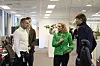 Avdelingsdirektør Gunnar Johansen ved Helse- og KommuneCERT har vært imponert over håndteringen av dataangrepet til Gran kommune. Her avbildet helt til venstre da han digitaliserings- og forvaltningsminister, Karianne Tung (Ap), da Norsk helsenett lanserte sin nye storslåtte sikkerhetssatsing tidligere i vinter. Foto: Norsk helsenett / Vegar Herstrøm