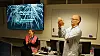 Fra lanseringen av Helseplattformen. Den nye IT-løsningen lanseres trolig ikke ved flere sykehus med det første.