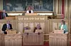 Eivind Drivenes (Sp) spør og digitaliserings- og forvaltningsminister Karianne Tung svarer i spørretimen i Stortinget 7. mai 2025. Bildet er hentet fra Stortingets videostrøm.