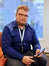 Oscar Nordström, produktsjef for Dnbs mobilbank. Foto: Kurt Lekanger, digi.no