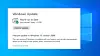 Oppdater til Windows 10, version 2004, i Windows Update.