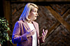 Microsoft Norge-sjef Kristine Dahl Steidel under IKT-Norges årskonferanse 2025.