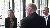 Distrikts- og digitaliseringsminister Linda Hofstad Helleland, her sammen med Telia-sjef Stein-Erik Vellan og Lillestrøm-ordfører Jørgen Vik under åpningen av Telias 5G-nett tirsdag 12. mai. Nå vil hun ha innspill fra bransjen – digitalt, selvsagt.