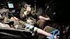 Combat medic Tinius Fjærn. Forsvaret tester 5G og annen telekom sammen med teleoperatørene Telia, Telenor og Ice. Her fra en øvelse ved Steinsjøen i juli.