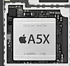 A5X-brikke i tredje generasjon av iPad. Bilde: Apple
