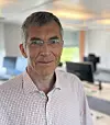 Samarbeidet med EY gir klingende mynt i kassen. Det er driveren bak salgsbudsjettet, som har vokst fra null i 2020 til nærmere 30-40 millioner kroner i år, anslår Arne Øyen. Foto: Marius Bråta Jørgenrud