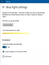Windows 10 Creators Update kan automatisk dempe mengden av blått lys som stråles fra pc-skjermen. Dette kan redusere pc-ens effekt på brukerens eventuelle søvnproblemer. Bilde: Microsoft