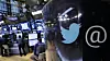 FILE - In this Oct. 13, 2015, file photo, the Twitter logo appears on a phone post on the floor of the New York Stock Exchange. Twitter shares fell Thursday, July 26, 2018, after President Donald Trump said in a tweet the company was limiting visibility of prominent Republicans and said he was going to look into the matter. (AP Photo/Richard Drew, File)
