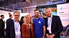 Dekningsdirektør Bjørn Amundsen, Stavangers ordfører Christine Sagen Helgø, André Skoog Bondevik fra Agdir og Ove Fredheim, leder av Telenors bedriftsdivisjon under åpningen av IoT-nettet.