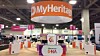 Standen til MyHeritage under RootsTech-konferansen i 2017.