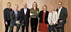 EOS-utvalget 2023. Fra venstre: Camilla Bakken Øvald, Jan Arild Ellingsen, Olav Lysne, Astri Aas-Hansen (leder), Magnhild Meltveit Kleppa, Kristin Krohn Devold (nestleder) og Erling Johannes Husabø. Foto: Anki Grøthe