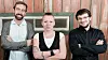 Jacobo Elosua, Anita Schjøll Abildgaard, Victor Botev og Maria Ritola (ikke avbildet her) er gründerne av Iris AI, som nå får finansiering fra EUs Innovasjonsråd.