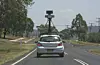 Det er uklart hvordan Apples foto-kjøretøyer ser ut. Bildet over viser egentlig en av Googles Street View-biler i Australia.