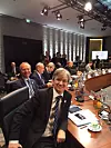 Statssekretær Paul Chaffey (H) i Kommunal- og moderniseringsdepartementet (KMD) ledet den norske delegasjonen under denne ukens ministermøte, der G20-landene for første gang hadde digitalisering som eget tema. Foto: KMD