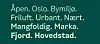 Ny font, inspirert av Oslos gateskilt. Bilde: Creuna