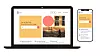 Eksempel på hvordan profilen vil bli synlig på digitale flater. Illustrasjonsfoto: Creuna