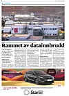 Varden er eneste norske avis som har fått en kommentar fra norske berørte selskaper i Addtech-konsernet. Faksimile: Varden 5. november 2019