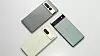Pixel Familie: Storebror Google Pixel 7 Pro, Google Pixel 7 og minstemann Google Pixel 6a.