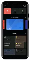 «Lommeområdet» i Android 11 inneholder objekter som skal være ekstra lett tilgjengelige for brukeren. Illustrasjon: Google