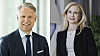 Johan Torstensson forlater Ericsson og Karin Schreil forlater Fujitsu. Begge blir nå konserndirektører med plass i Evrys konsernledelse.