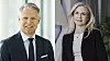 Johan Torstensson forlater Ericsson og Karin Schreil forlater Fujitsu. Begge blir nå konserndirektører med plass i Evrys konsernledelse.
