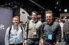 Jan Åge Jonsen, Trond Undrum og Dag Martin Romslo i konsulentfirmaet Skill trives godt på Microsoft Build som foregår i sentrum av Seattle. Foto: Martin Braathen Røise