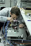 IBM-forskeren Mark Lantz med den nye magnetbåndteknologien.