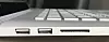 Surface Book 2 har to USB-A-porter og en kortleser på venstre side. På høyre side er det en USB-C-port, i tillegg til ladeporten. Foto: Kurt Lekanger