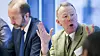 Per Morten Hoff i IKT-Norge reagerer sterkt på El- og IT Forbundets storstreik i Atea. Bildet er tatt i forbindelse med et samråd næringsminister Trond Giske (t.v) arrangerte tidligere i år.