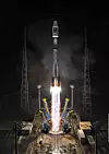 «Lift-off» for Soyuz launcher VS-26 med Galileo-satellittene 27 og 28 fra Europas Spaceport i Fransk Guyana 4. desember 2021, lokal tid. Foto: S. Martin/ESA/CNES/Arianespace