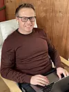 Nils Brede Moe, sjefforsker i Sintef, fra hjemmekontoret på Røros. Foto: Nils Brede Moe, Sintef.