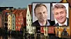 Alf Egil Husby (til venstre) er glad for at Loqal går til Get og Gunnar Evensen.
