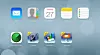 iWork for iCloud er her representert ved ikonene som er merket beta. Dette er trolig et svært tidsbegrenset tilbud i forkant av offisiell lansering av nye iCloud, iOS7 og OS X Mavericks.
