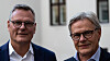 Daglig leder i Superoffice Gisle Jentoft sammen med utviklingsdirektør Guttorm Nielsen.