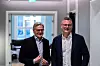 Daglig leder i Superoffice Gisle Jentoft sammen med utviklingsdirektør Guttorm Nielsen. Foto: Eirik Tangeraas Lygre