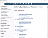 Autohotkey har temmelig omfattende dokumentasjon, og flere steder å begynne hvis du er nybegynner. Vi anbefaler at du går til Tutorial (quick Start).