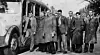 Alan Turing (lengst til venstre) var aktiv løper og medlem av idrettslaget Walton Athletic Club. Bildet er tatt under en utflukt i 1946. Foto: Alan_Turing_1946_Walton_Athlet-t