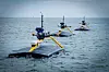 Ubemannede overflatefartøyer kartlegger havbunnen for å finne en trasé for det nye kabelsystemet Verena fra Midgard Infra mellom Danmark og Storbritannia.