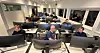 På de store flyttedagene rigget prosjekt og leverandør seg opp i eget «war room» hos Digdir. Foto: Are Kvistad/Digdir