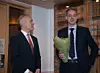 Statsråd (fra v.) Jan Tore Sanner sier at Sutorius vil gi tyngde til Difis arbeid med å digitalisere offentlig sektor.
