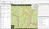 Eksempel fra operativ løsning med kartvindu og oppdragsliste. Bilde: Geodata