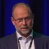 Knut Svenungsen i PST sa at det skal mye til før en statlig aktør anser det som verdt kostnaden å påvirke en valgprosess. Foto: Totalforsvarets cybersikkerhetskonferanse
