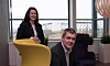 LOKKER MED KURS I INDIA: Inger Hansen er ansvarlig for opplæring, kurs og sertifisering i Accenture Technology i Norge. Geir Harald Vale leder avdelingen. Nå vil de sende alle nyansatte teknologer på kurs i India.