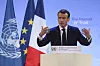 Frankrikes president Emmanuel Macron talte under IGF i Paris i 2018. Neste uke besøker han Norge på offisielt statsbesøk – og deltar samtidig på et næringslivsarrangement i forbindelse med årets forum. Foto: Ludovic Marin/AP/NTB