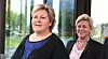 Regjeringen, her ved statsminister Erna Solberg og finansminister Siv Jensen, legger i dag fram statsbudsjettet for 2015.