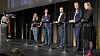 Nødnettdagene 2021: Konfransier Andreas Wahl, direktør for tele i Lyse, Toril Nag; Telenor Norge-direktør Petter-Børre Furberg, Ice-sjef Eivind Helgaker; Nkom-sjef Pål Wien Espen og DSB-sjef Elisabeth Aarsæther.