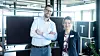 Senioringeniør Lars Rypestøl er prosjektleder hos Nkom for lokale 5G-nett i Norge. Her er han sammen med Sidsel Huse som leder 5G-industriforum for Nkom.