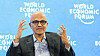 Microsoft-sjef Satya Nadella fortalte om noen av Microsofts planer for OpenAI under World Economic Forum denne uken. Bildet er fra samme arrangement i 2022.