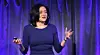 Chief Operating Officer Sheryl Sandberg leder arbeidet med å utvikle forretningsmodellen til Facebook. Her holder hun hovedforedraget på markedsføringskonferansen i New York onsdag.